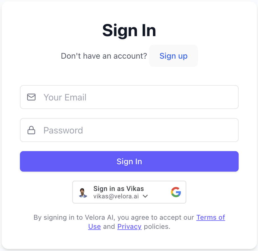 Google Login for Construction Project Management Software